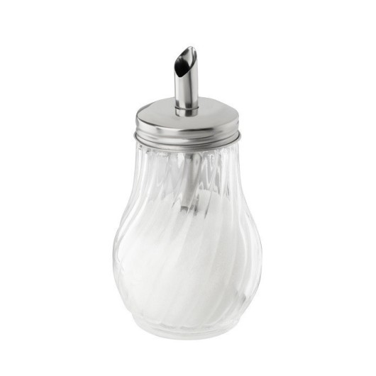 Azucarero Coc Con Dosificador 280Ml Cristal/Inox 22546 Facke