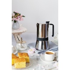 Cafetera Coc 4 Tazas Ind A/Inox Aroma Monix