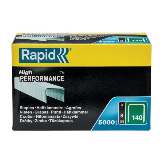 Grapa Grapadora 8Mm Galv Cr N140 Rapid 5.000 Pz