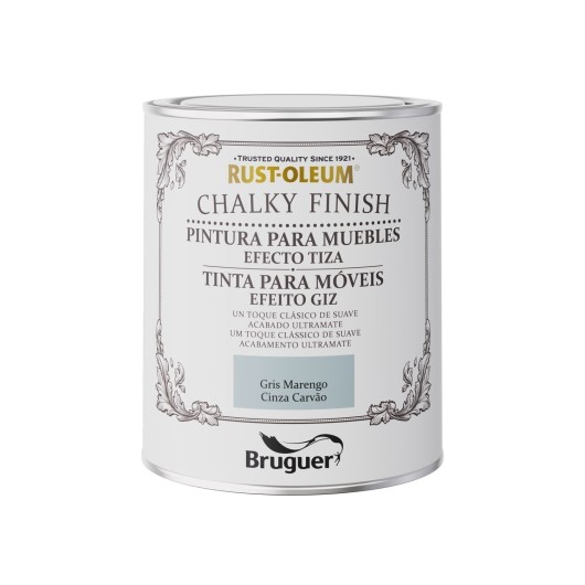 Pintura Al Agua Para Muebles Chalky Tiza Gr/Mgo Rust-Oleum 750 Ml