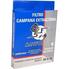 Filtro Campana Extractora 90Cm Papel Bl Sanfor