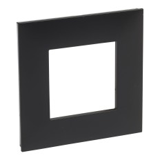 Marco Elec 10X10X1,9Cm Emp 1 Elemento Abs Dark Valena Next L