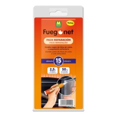 Cordon Estufa Refractario 15Mm/50Ml Pegamento Fibra Vidrio N