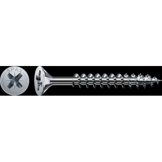 Tornillo Mad 5,0X80 Tr Spax Wirox 50 Pz Z2 C/Plana