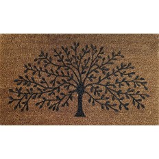 Felpudo Dec. 40X70Cm Rect Fibra Coco Arbol Dintex