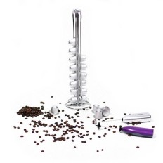 Dispensador Capsula Caf 20 Capsulas Acero Cromado Nespresso