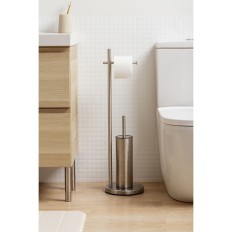 Portarrollo Y Escobilla Baño Wc 205X745X205Mm Momopie Ac Ac.