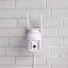 Camara Ip Wifi Sirena Y Luz Incorporadas Motorizada 3 Mp Fil
