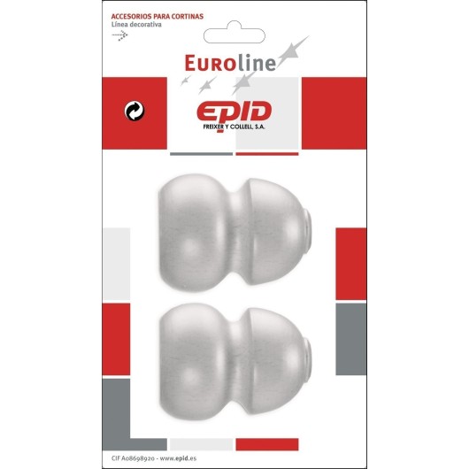 Terminal Barra Cortina 29Mm Mad Epid 2 Pz