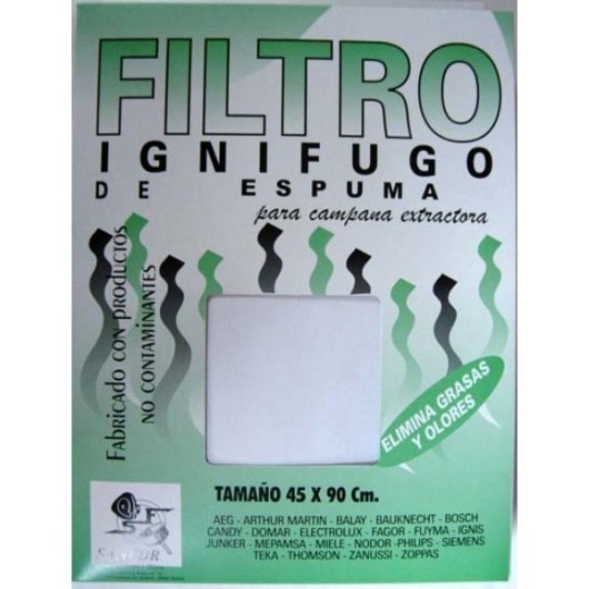 Filtro Campana Extractora 60Cm Espuma Bl Sanfor 2 Pz