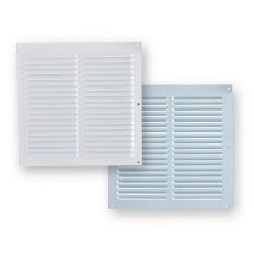 Rejilla Ventilacion 200X200Mm Sin Borde Fepre Alu Bl Espesor 0,6Mm