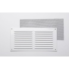 Rejilla Ventilacion 150X300Mm Sin Borde+Mosquitera Fepre Alu Lac.Bl