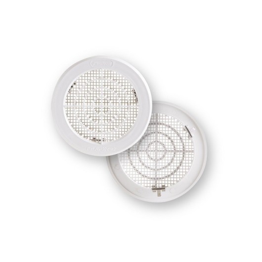 Rejilla Ventilacion 100-110Mm Empotrar + Clipsar Fepre Abs Bl Con M