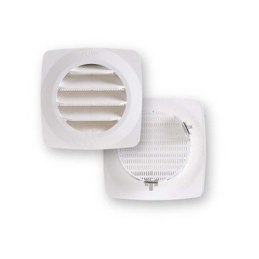 Rejilla Ventilacion 100Mm Empotrar+ Clipsar Fepre Abs Bl Espesor 4C