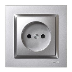 Base Enchufe Electrico Bipolar Empotrar Alum Serie 10 Simon