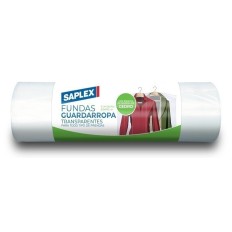 Bolsa Plastico 65X 140Cm Ropa Pe Tra Saplex 6 Pz