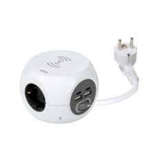 Base Multiple Electrico 4 Usb 3T-Tt Combiball Wireless Simon Bl 1