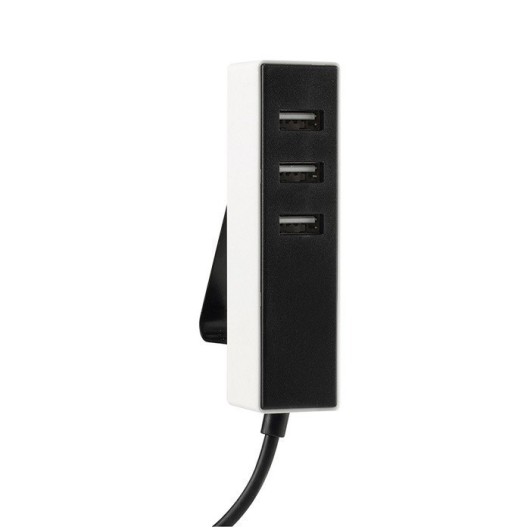 Base Electrico 940X240X220 Mm 3 Usb Blanco/Grafito Simon