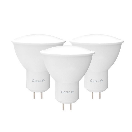 Bombilla Iluminacion Dicr Led Garza Gu 5.3 7W 700Lm 3000K 3 Pz