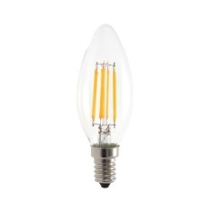 Bombilla Iluminacion Vela Led Filamento Garza E14 6W 810Lm 2700K