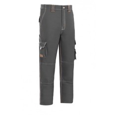 Pantalon Trabajo T38 Alg/Elas Gr L9000 Mltibol Vesin