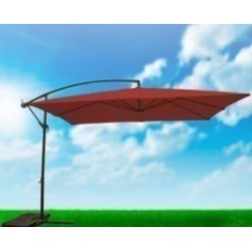 Parasol Jard 3X3 M Lateral Natuur Acero Terra Cdo. Nt123516