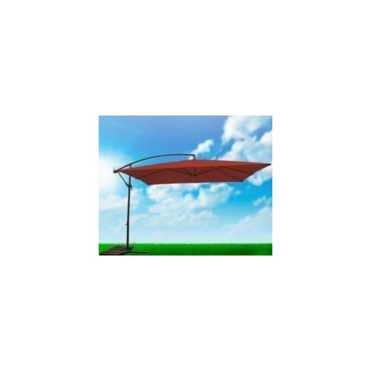 Parasol Jard 3X3 M Lateral Natuur Acero Terra Cdo. Nt123516