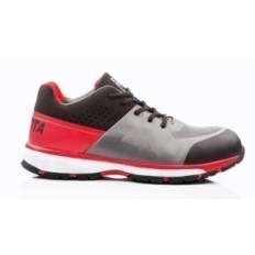 Zapato Seg T43 S1P Bellota Microf Negra/Roja/Gris Running Pu