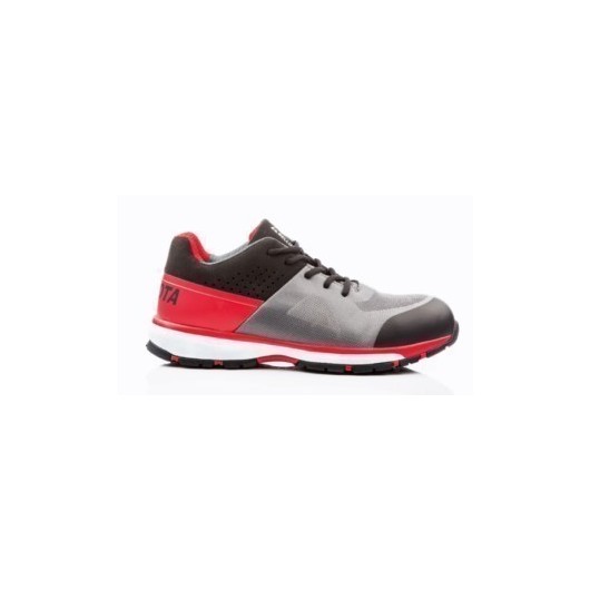 Zapato Seg T43 S1P Bellota Microf Negra/Roja/Gris Running Pu