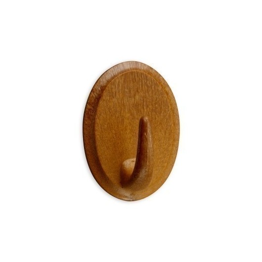 Colgador Hogar 45X32X21Mm Adhesivo Plastico Madera 2063-8+ Inofix 2 Pz