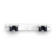 Colgador Escoba 32X230X46Mm Adhesivo Doble Abrazadera Antideslizante Acero 3033-2+ Inofix