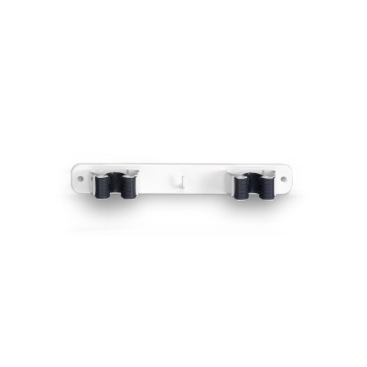 Colgador Escoba 32X230X46Mm Adhesivo Doble Abrazadera Antideslizante Acero 3033-2+ Inofix