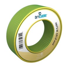 Cable Elec Hilo Flexible H07V-K Bricable 1X1,5Mm Ama/Ve 10 M
