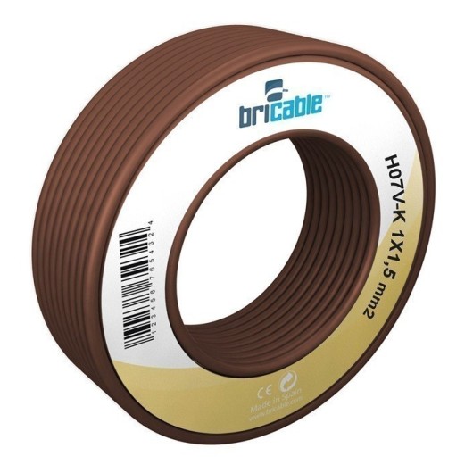 Cable Elec Hilo Flexible H07V-K Bricable 1X2,5Mm Marr 5 Mt