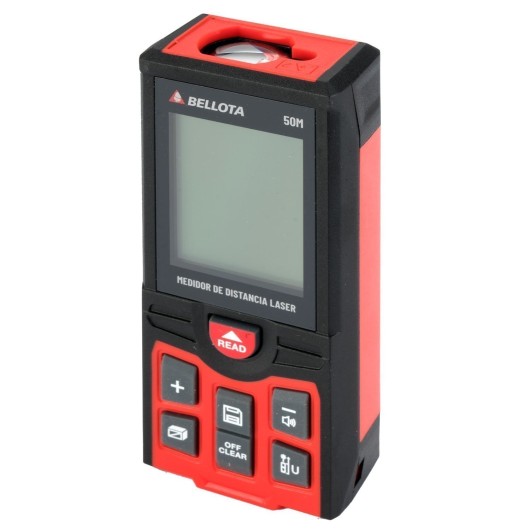 Medidor Laser C/Nivel Dig. 50Mt + - 2Mm/M Bellota