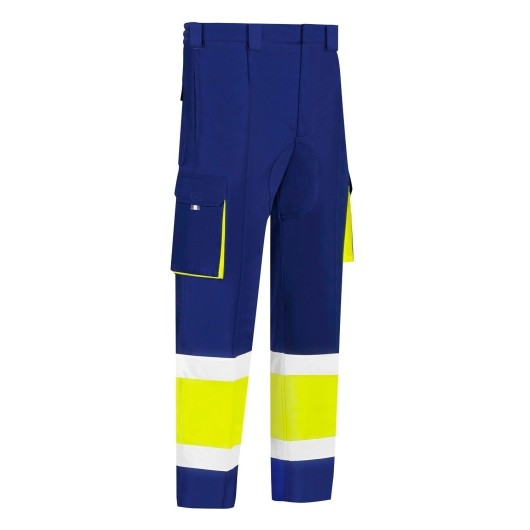 Pantalon Trabajo T52 Al.Vis. Con Refuerzo  Alg.Poli.Estast.