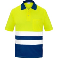 Polo Trabajo Xl Al.Vis. Polie M/Corta Af-Am Coolmax L3000 Ve