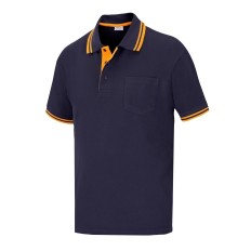 Polo Trabajo Xxxl 1 Bolsillo 65% Poli 35% Alg M/Corta Az/Na