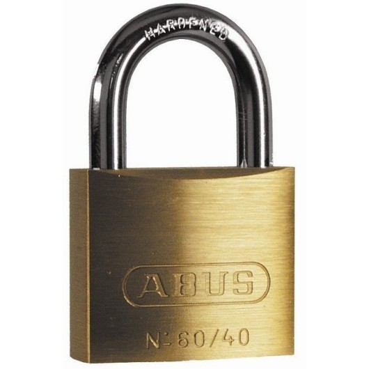 Candado Seg 50Mm Arco Corto Lat Laton Abus 60/50