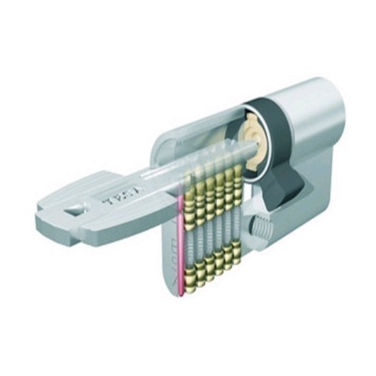 Cilindro Seg T60 35X35Mm Leva Lg Tesa Niquel T6553535N