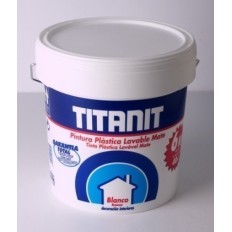 Pintura Plastica Mate 15 Lt Bl Int. Titanit Titan