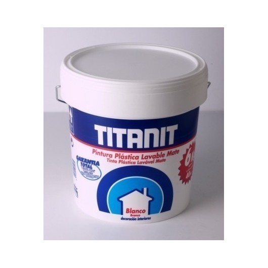 Pintura Plastica Mate 15 Lt Bl Int. Titanit Titan