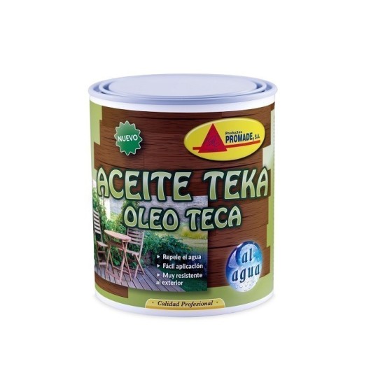 Aceite Teca Protector 750 Ml Inc. Al Agua Promade