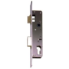 Cerradura Embutir perfil Metalico 740 E-23Mm Pic/Pal Ac Cromado Iseo 740233