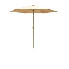 Parasol Jard 2,70Mt Natuur Alu Bei S/Fald Rot.Sup Tubo 38Mm