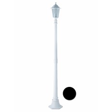 Farol Jardin 1 Foco 1,7Mt-E27 1X60W Alu Bl Orlando Luxform