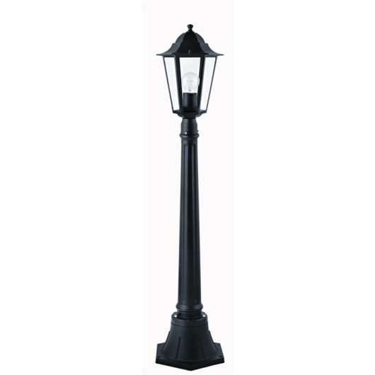 Farol Jard E-27 1X60W 1 Foco Alu Negro Luxform