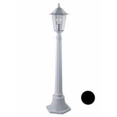 Farol Jard 1 Foco E-27 1X60W Alu Bl Orlando Luxform