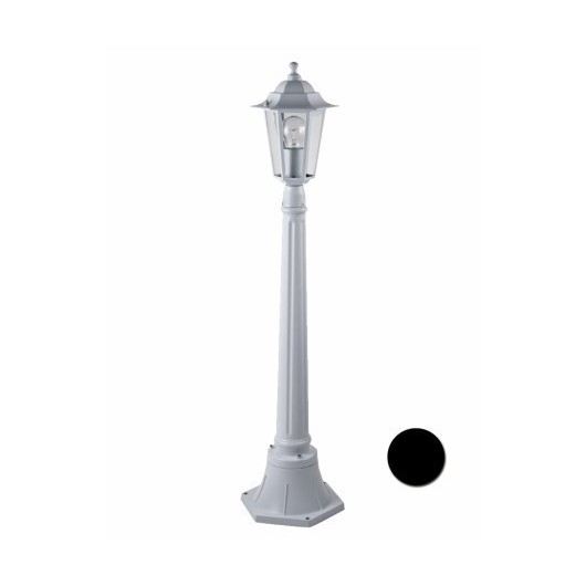 Farol Jard 1 Foco E-27 1X60W Alu Bl Orlando Luxform