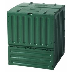 Compostador Jard 80X80X95Cm 600L Graf Pp Ver 627001